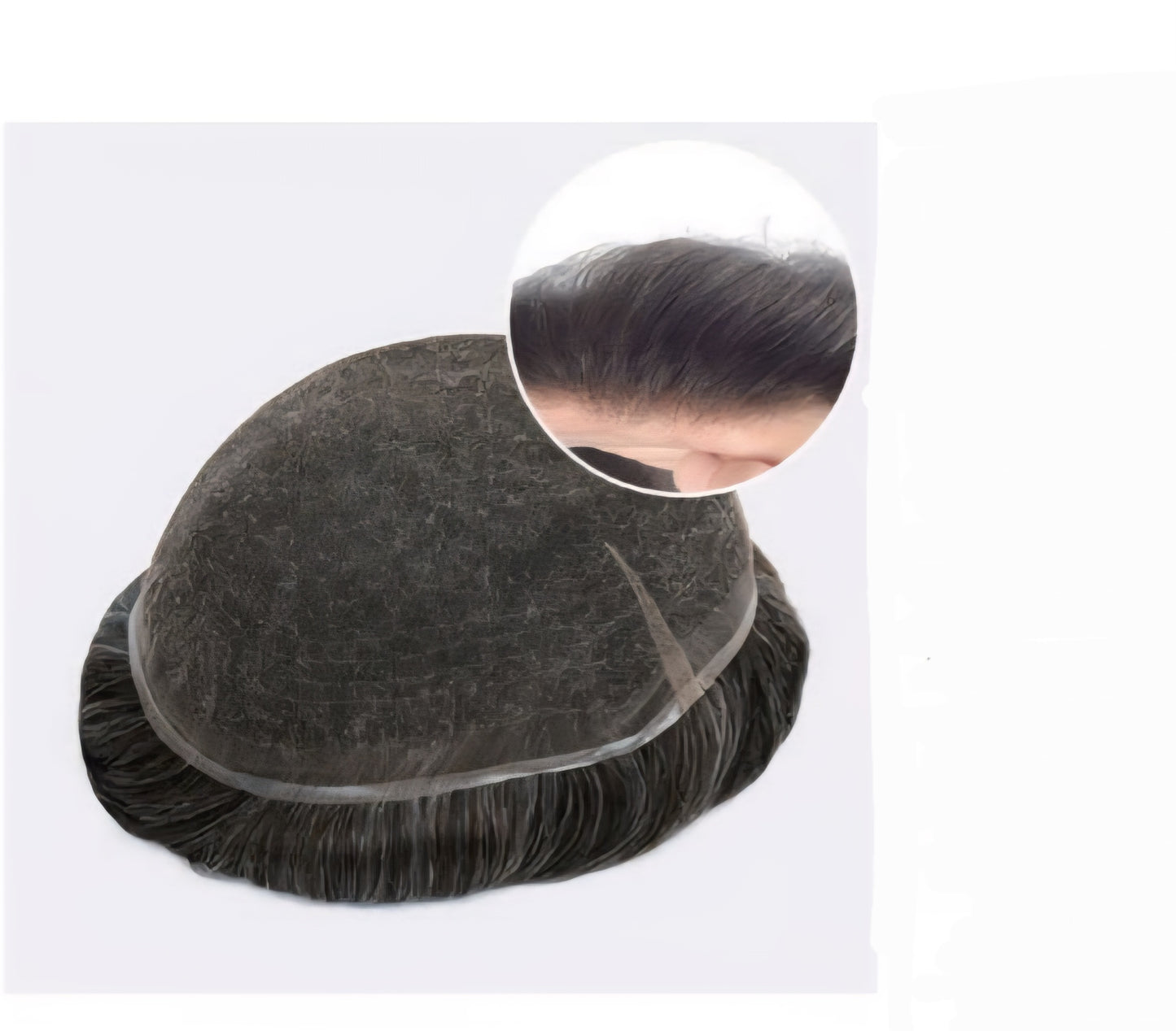 Full French Lace Hair System - Natural Hairline