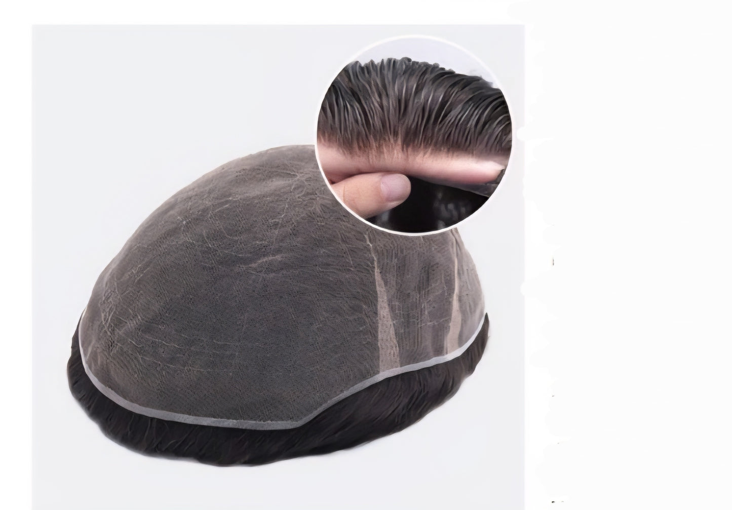 Full Swiss Lace Hair System - Natural Hairline