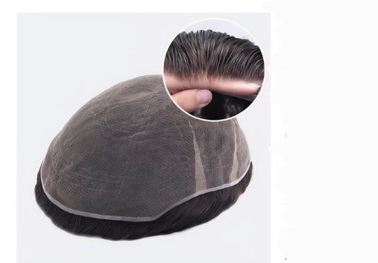 Full Swiss Lace Hair System - Natural Hairline